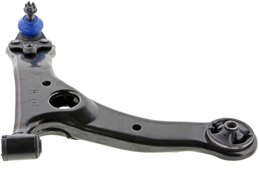 Angle View of Front Right Suspension Control Arm and Ball Joint Assembly MEVOTECH CMS86127