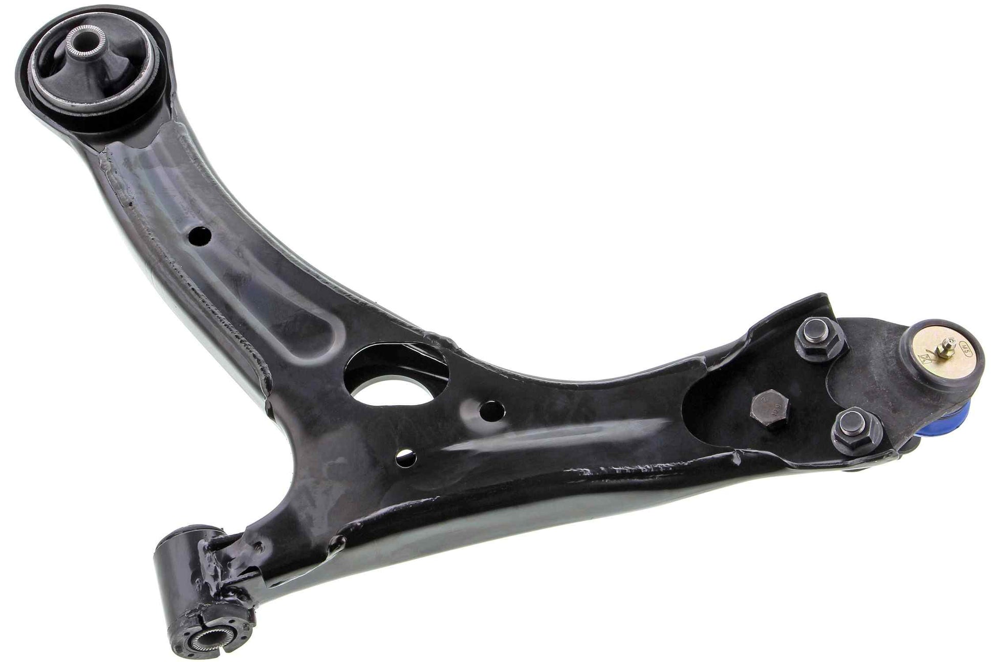 Back View of Front Right Suspension Control Arm and Ball Joint Assembly MEVOTECH CMS86127