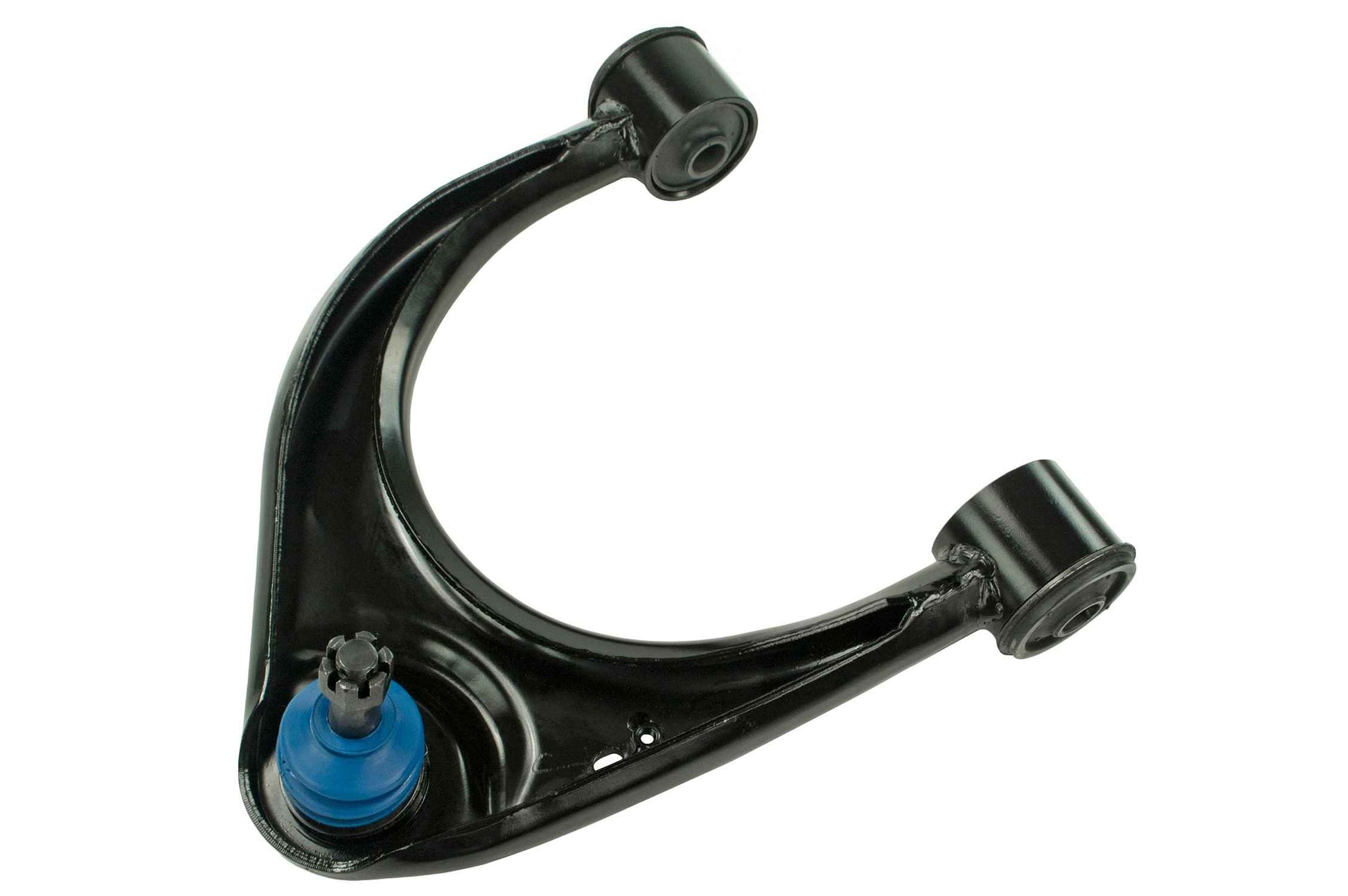 Front View of Front Upper Right Suspension Control Arm and Ball Joint Assembly MEVOTECH CMS86135