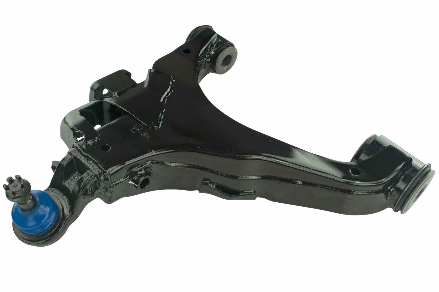 Front View of Front Right Suspension Control Arm and Ball Joint Assembly MEVOTECH CMS86137