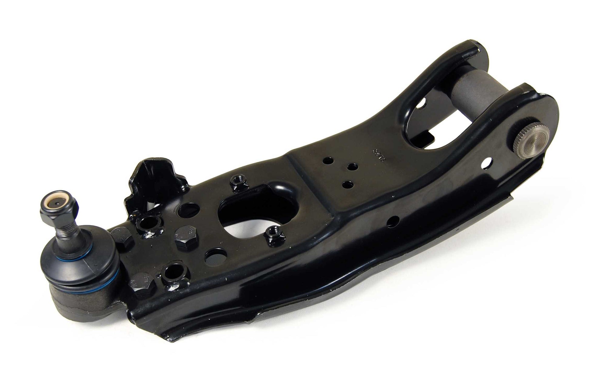 Front View of Front Left Suspension Control Arm and Ball Joint Assembly MEVOTECH CMS86141