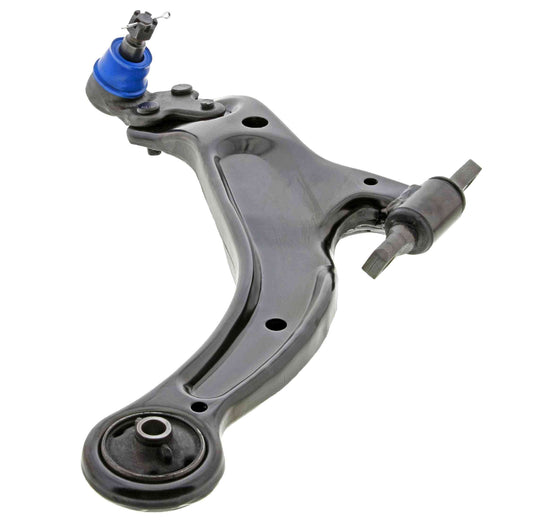 Angle View of Front Left Suspension Control Arm and Ball Joint Assembly MEVOTECH CMS86147