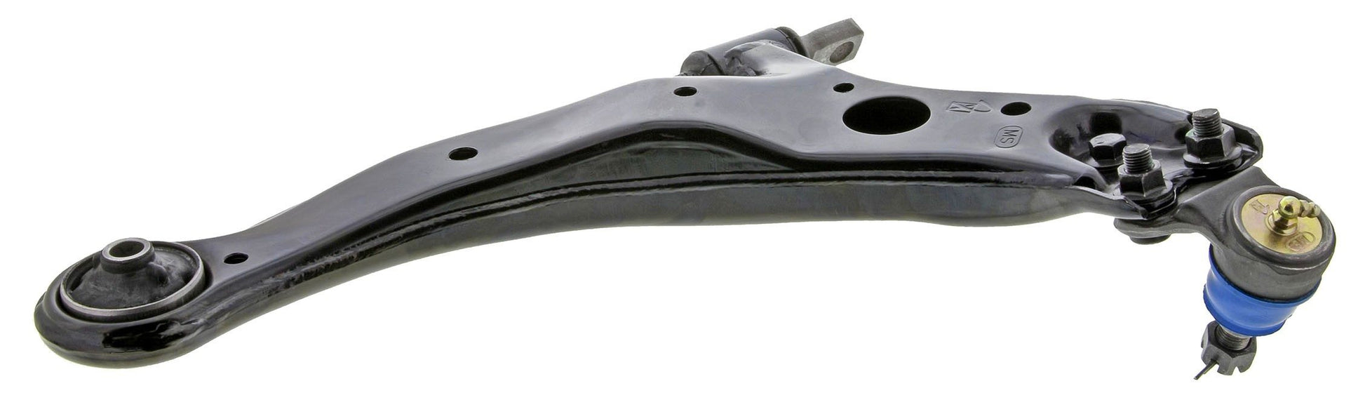 Bottom View of Front Left Suspension Control Arm and Ball Joint Assembly MEVOTECH CMS86147