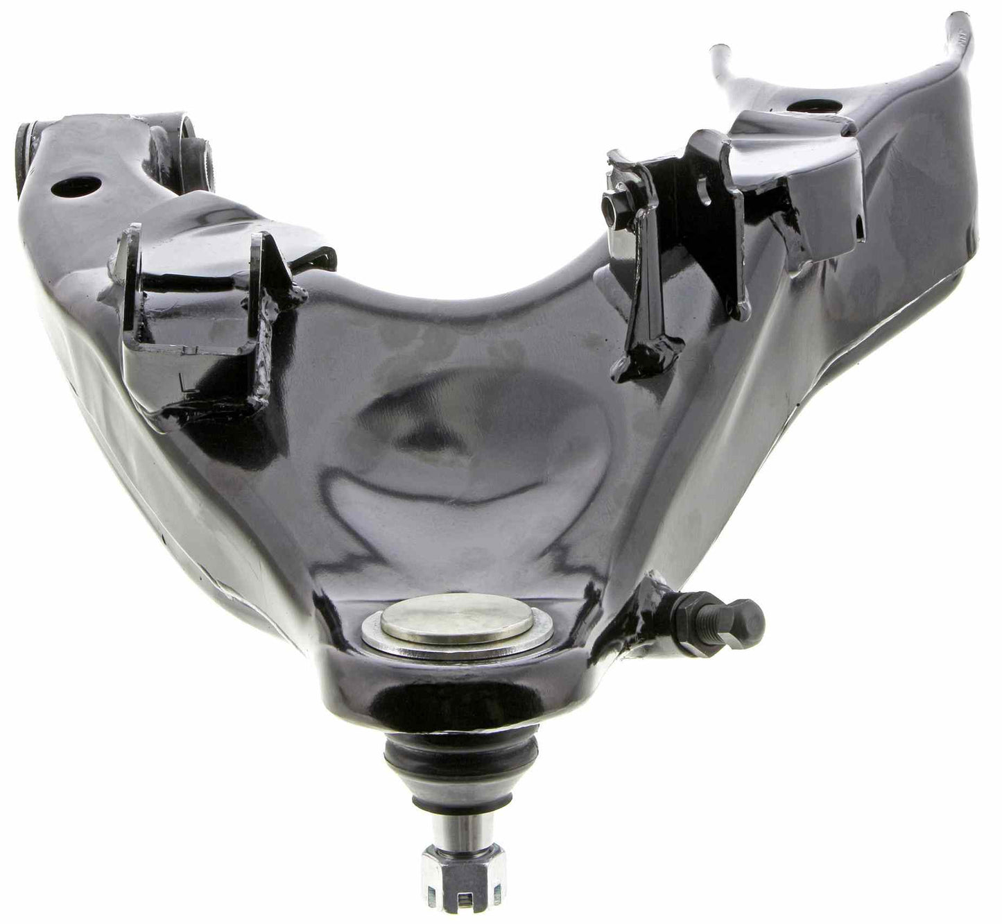 Bottom View of Front Left Suspension Control Arm and Ball Joint Assembly MEVOTECH CMS86149