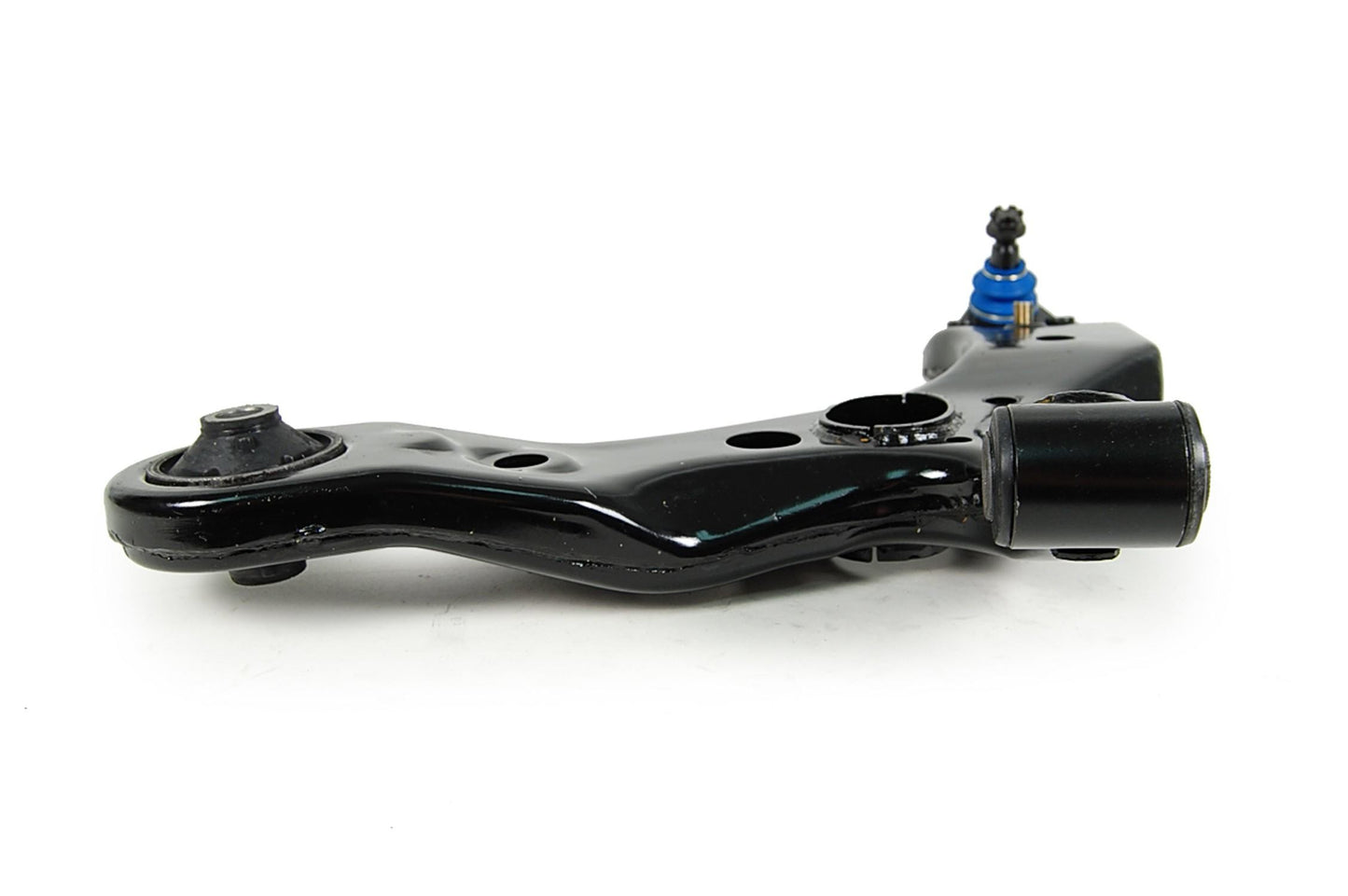 Angle View of Front Left Suspension Control Arm and Ball Joint Assembly MEVOTECH CMS86163