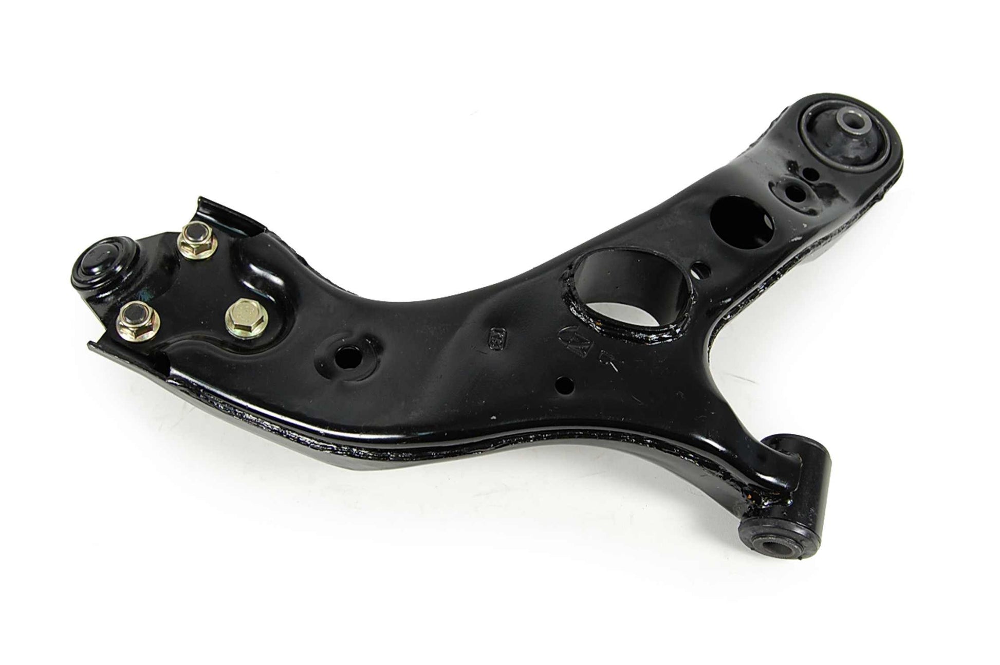 Back View of Front Left Suspension Control Arm and Ball Joint Assembly MEVOTECH CMS86163