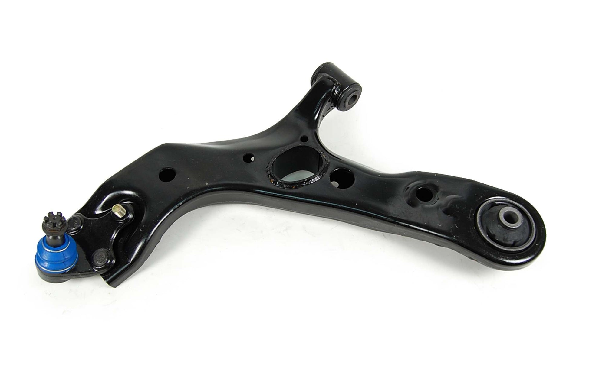 Front View of Front Left Suspension Control Arm and Ball Joint Assembly MEVOTECH CMS86163