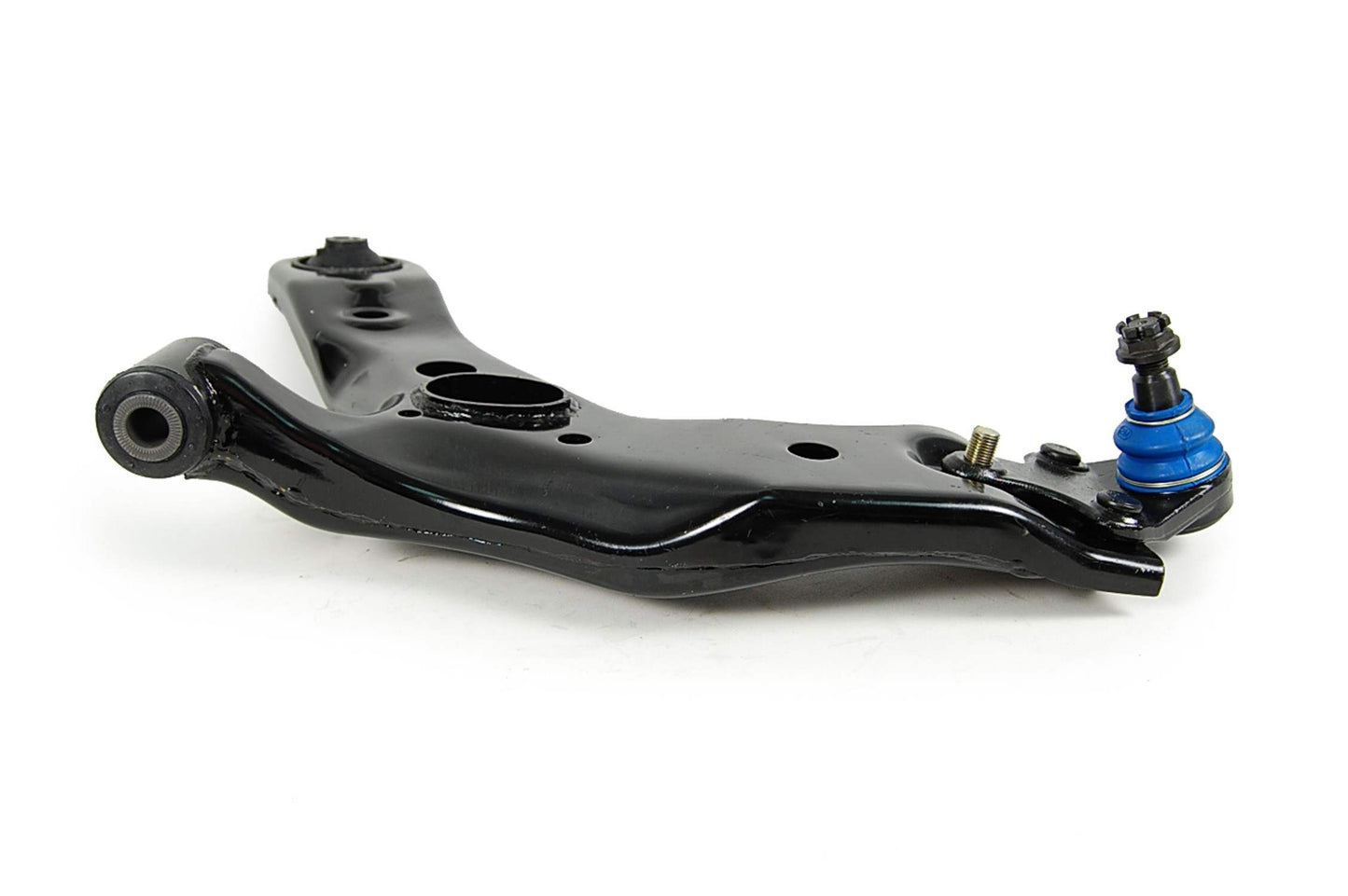 Side View of Front Left Suspension Control Arm and Ball Joint Assembly MEVOTECH CMS86163