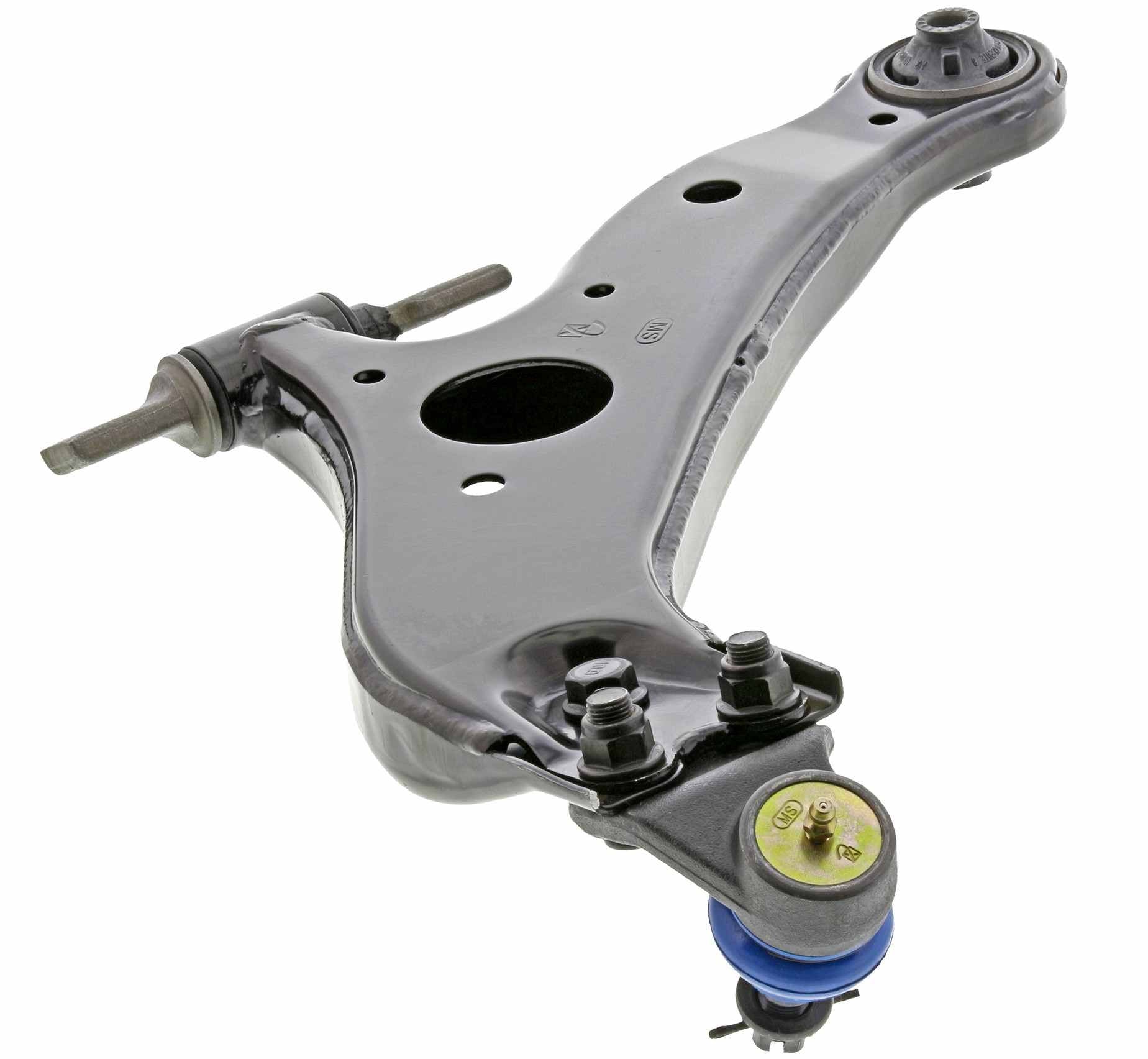 Back View of Front Right Suspension Control Arm and Ball Joint Assembly MEVOTECH CMS86170