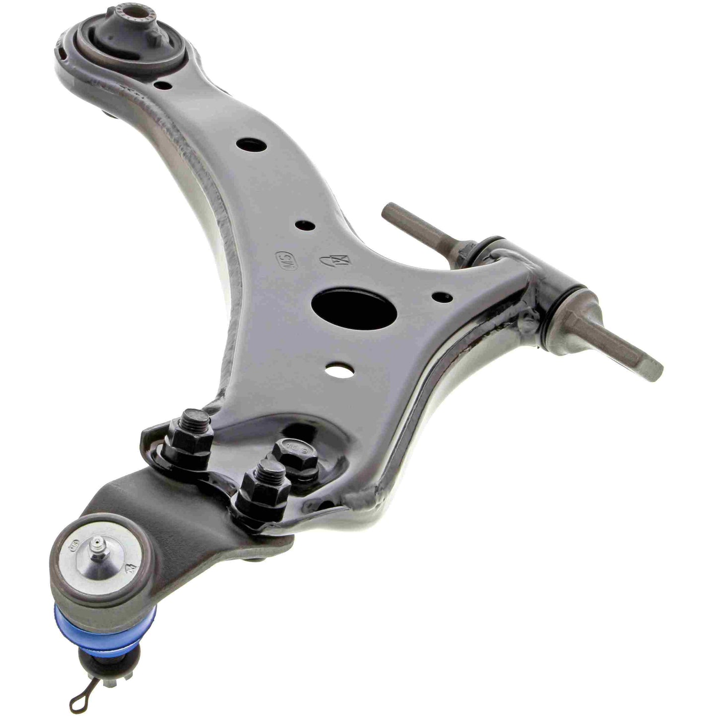 Back View of Front Left Suspension Control Arm and Ball Joint Assembly MEVOTECH CMS86181