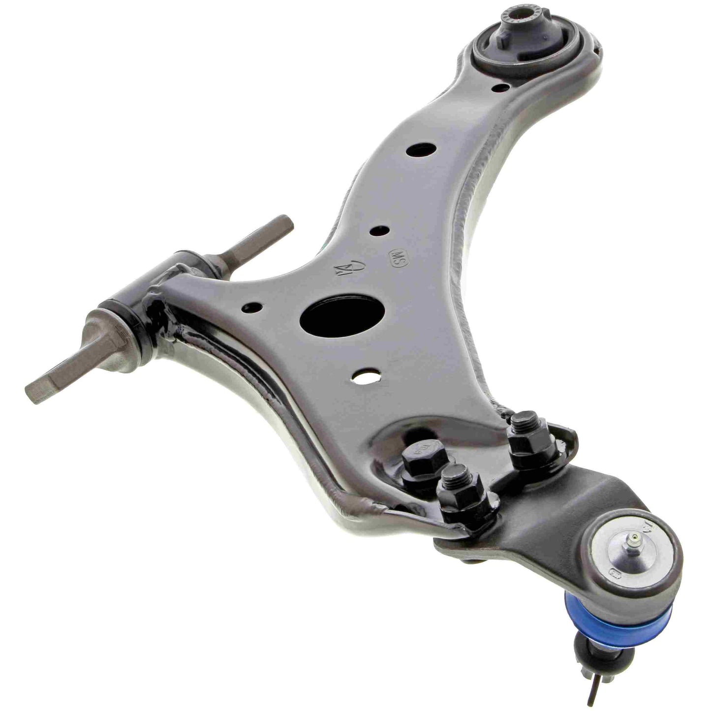 Back View of Front Right Suspension Control Arm and Ball Joint Assembly MEVOTECH CMS86182