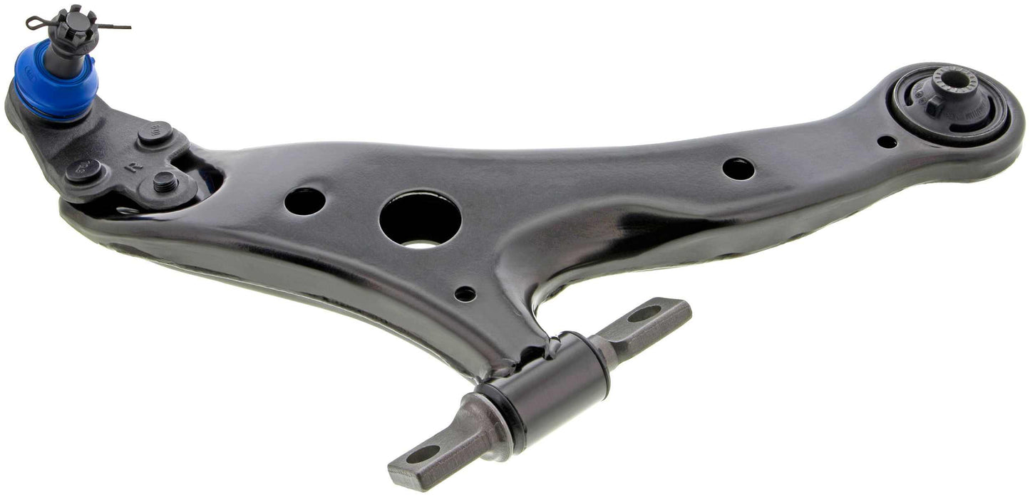 Side View of Front Right Suspension Control Arm and Ball Joint Assembly MEVOTECH CMS86182