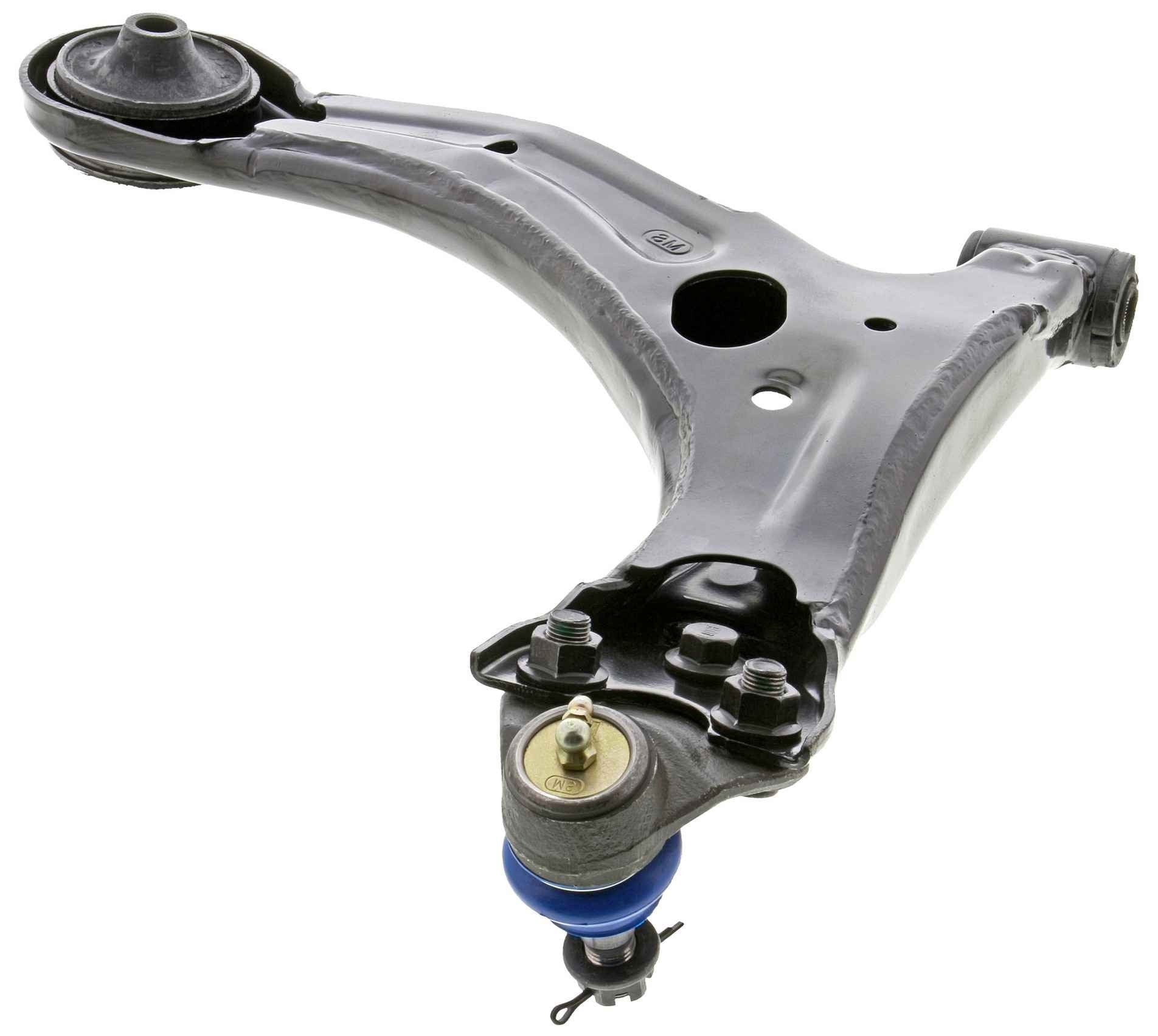 Back View of Front Left Suspension Control Arm and Ball Joint Assembly MEVOTECH CMS86193