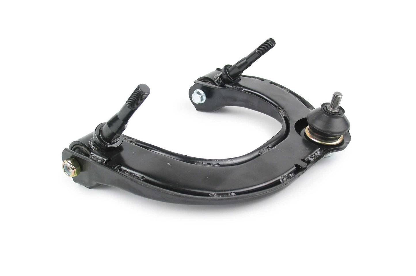 Front View of Front Upper Right Suspension Control Arm and Ball Joint Assembly MEVOTECH CMS90100