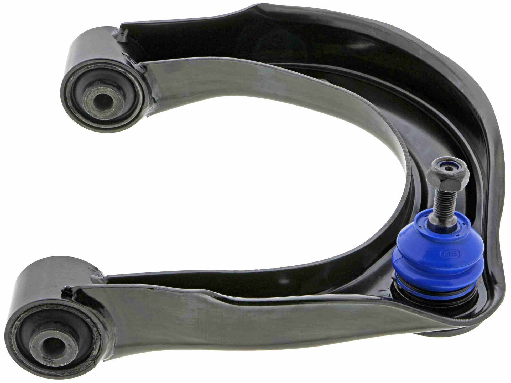 Side View of Front Upper Left Suspension Control Arm and Ball Joint Assembly MEVOTECH CMS901026