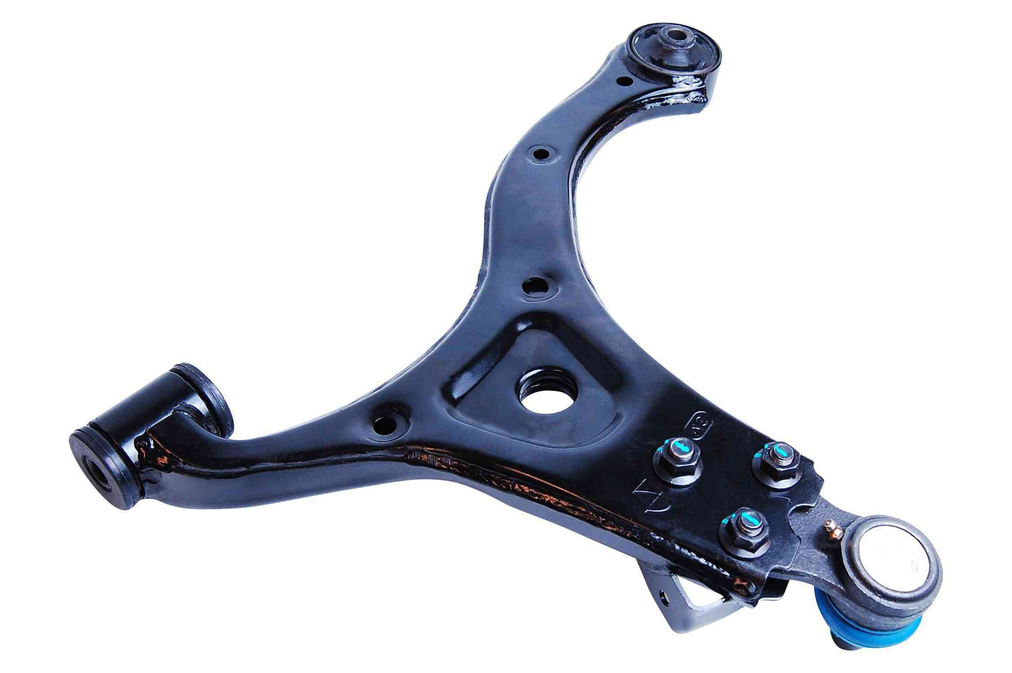 Back View of Front Left Suspension Control Arm and Ball Joint Assembly MEVOTECH CMS901037