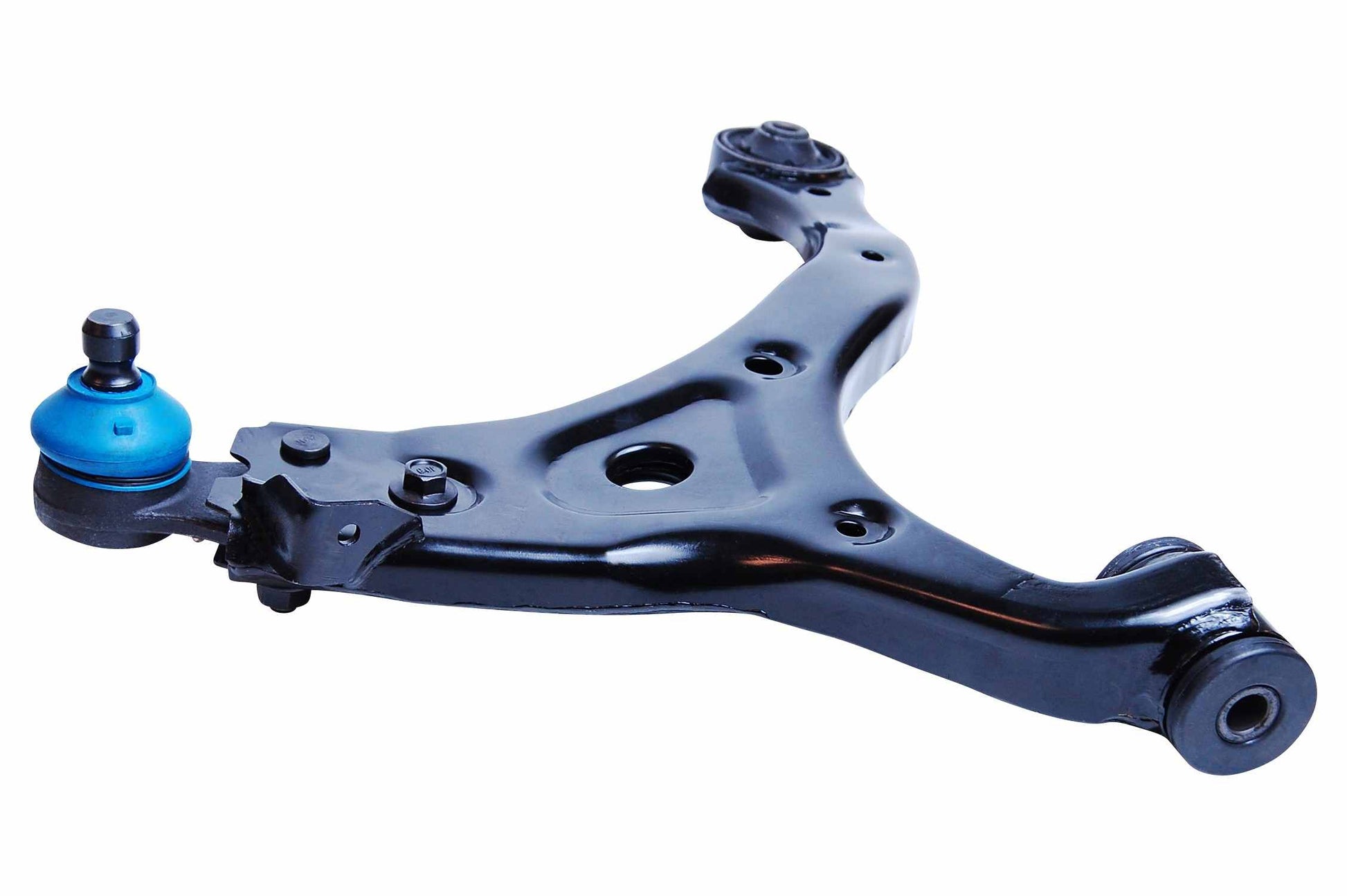 Side View of Front Left Suspension Control Arm and Ball Joint Assembly MEVOTECH CMS901037