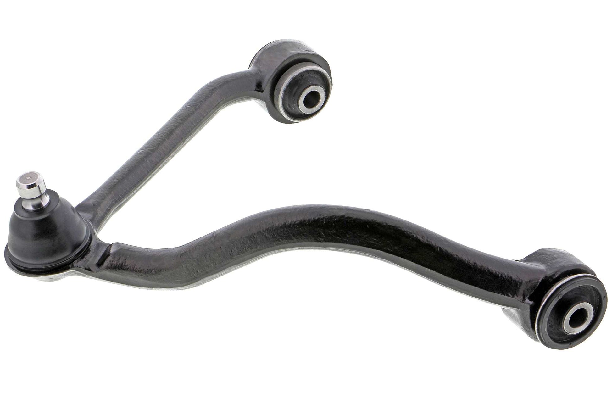 Side View of Front Upper Left Suspension Control Arm and Ball Joint Assembly MEVOTECH CMS901059