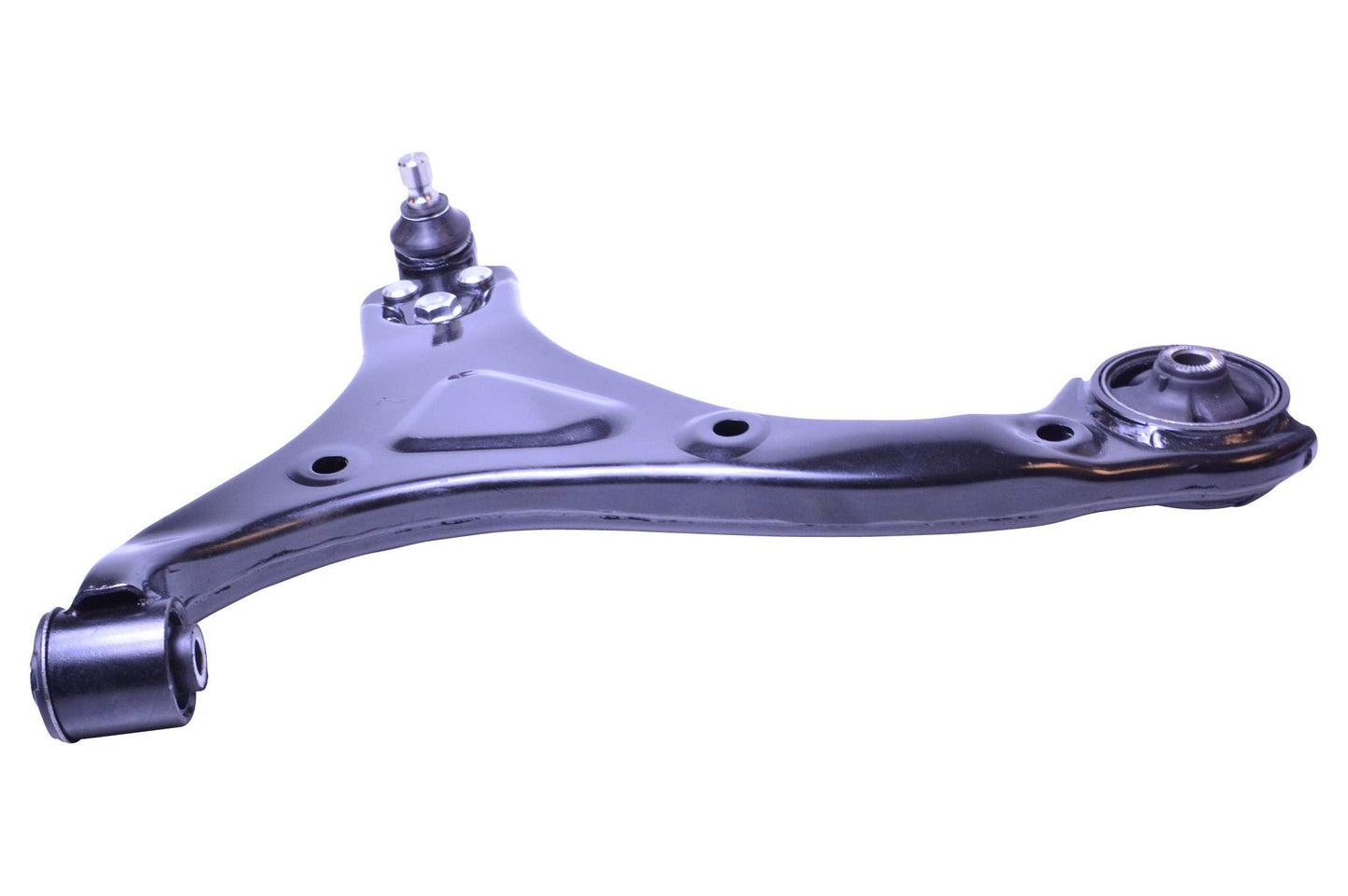 Angle View of Front Left Suspension Control Arm and Ball Joint Assembly MEVOTECH CMS901065