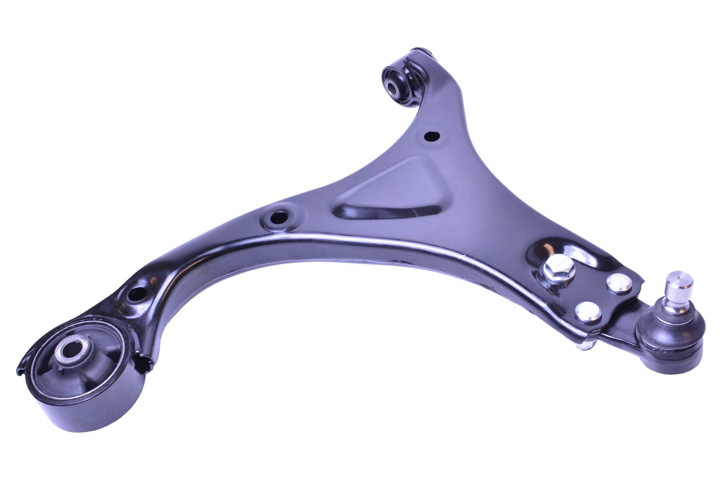 Front View of Front Left Suspension Control Arm and Ball Joint Assembly MEVOTECH CMS901065