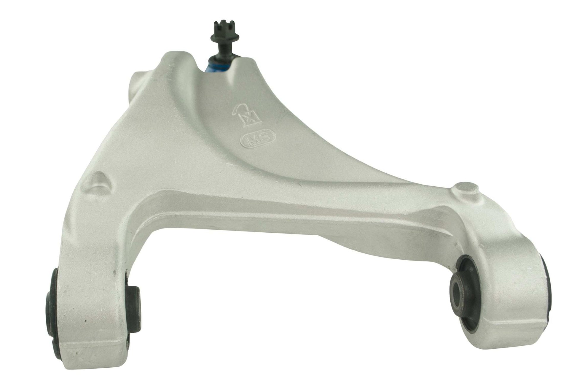 Angle View of Rear Upper Left Suspension Control Arm and Ball Joint Assembly MEVOTECH CMS901124