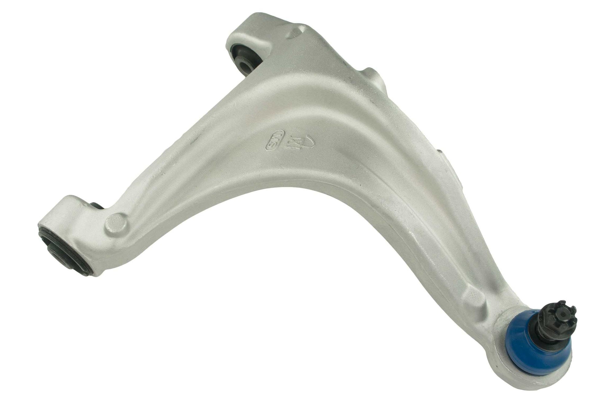 Front View of Rear Upper Left Suspension Control Arm and Ball Joint Assembly MEVOTECH CMS901124