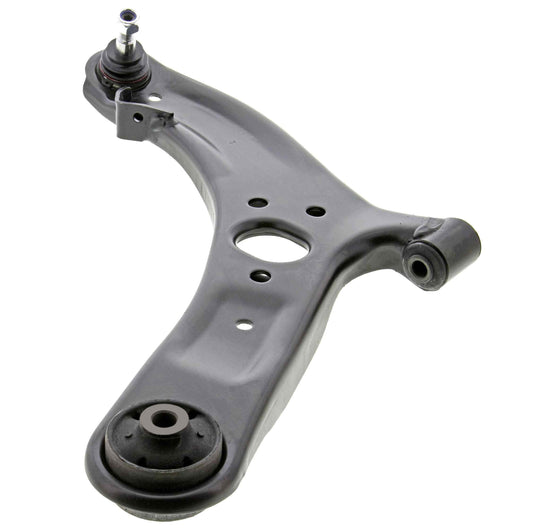 Angle View of Front Left Suspension Control Arm and Ball Joint Assembly MEVOTECH CMS901131