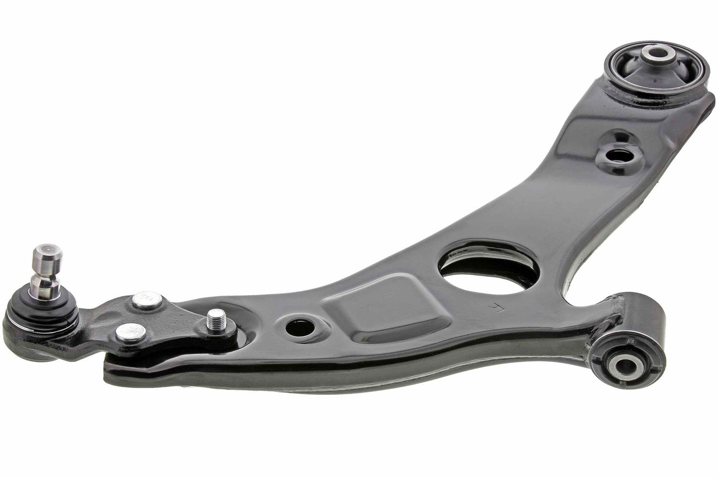 Side View of Front Right Suspension Control Arm and Ball Joint Assembly MEVOTECH CMS901152