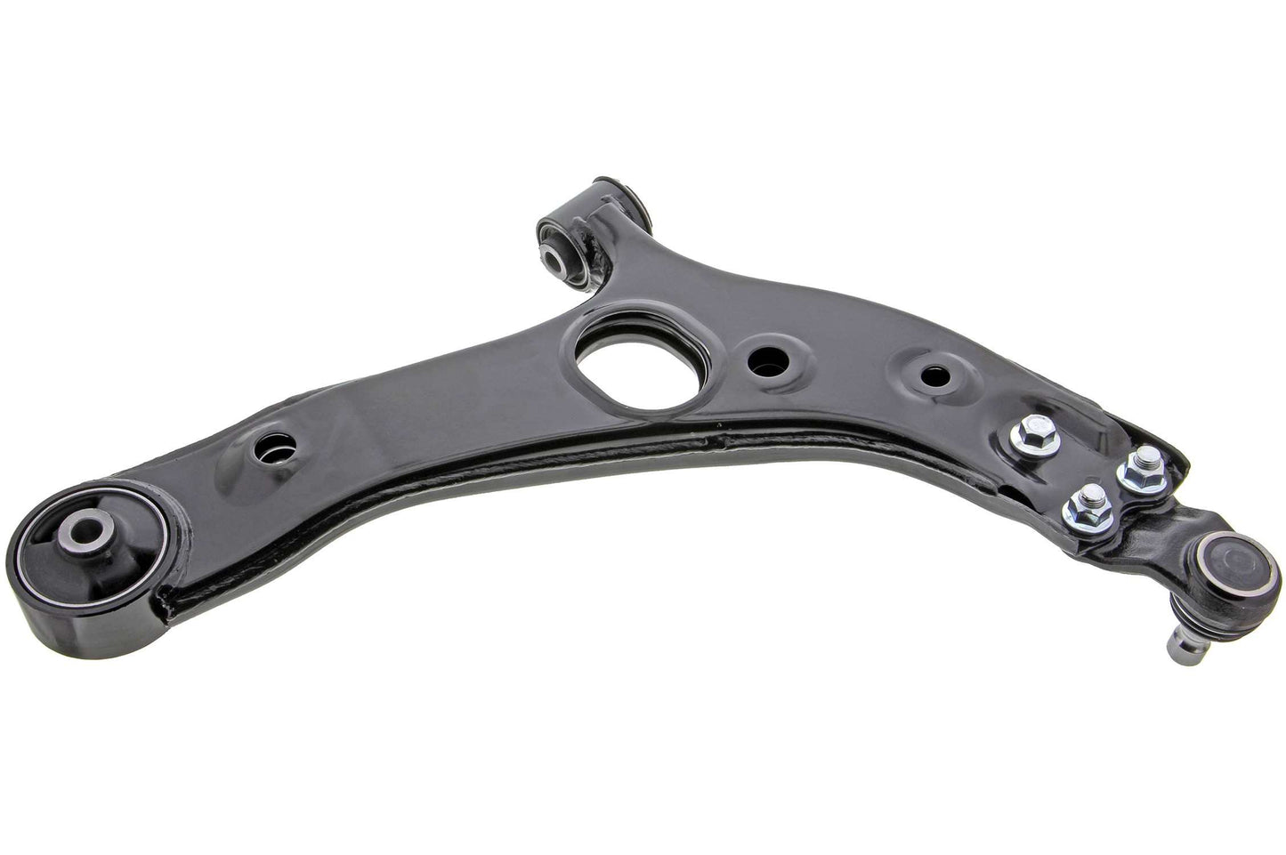 Back View of Front Left Suspension Control Arm and Ball Joint Assembly MEVOTECH CMS901153