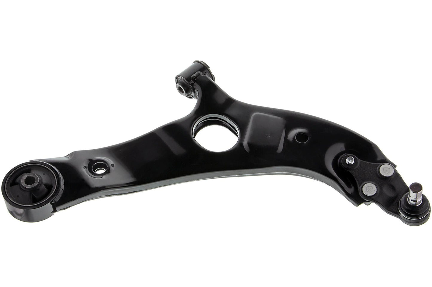 Front View of Front Right Suspension Control Arm and Ball Joint Assembly MEVOTECH CMS901215