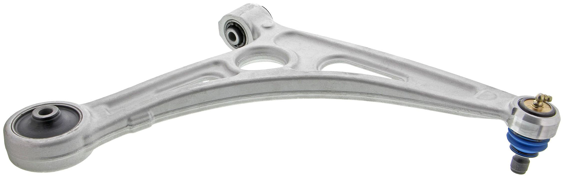 Bottom View of Front Left Suspension Control Arm and Ball Joint Assembly MEVOTECH CMS901245