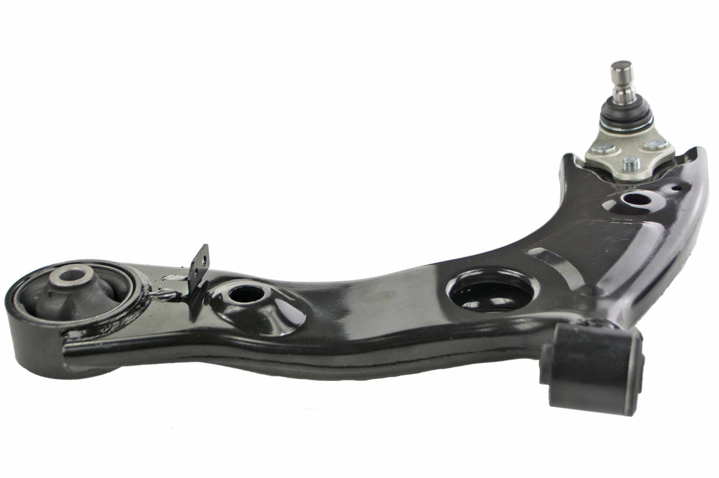 Angle View of Front Left Suspension Control Arm and Ball Joint Assembly MEVOTECH CMS901247