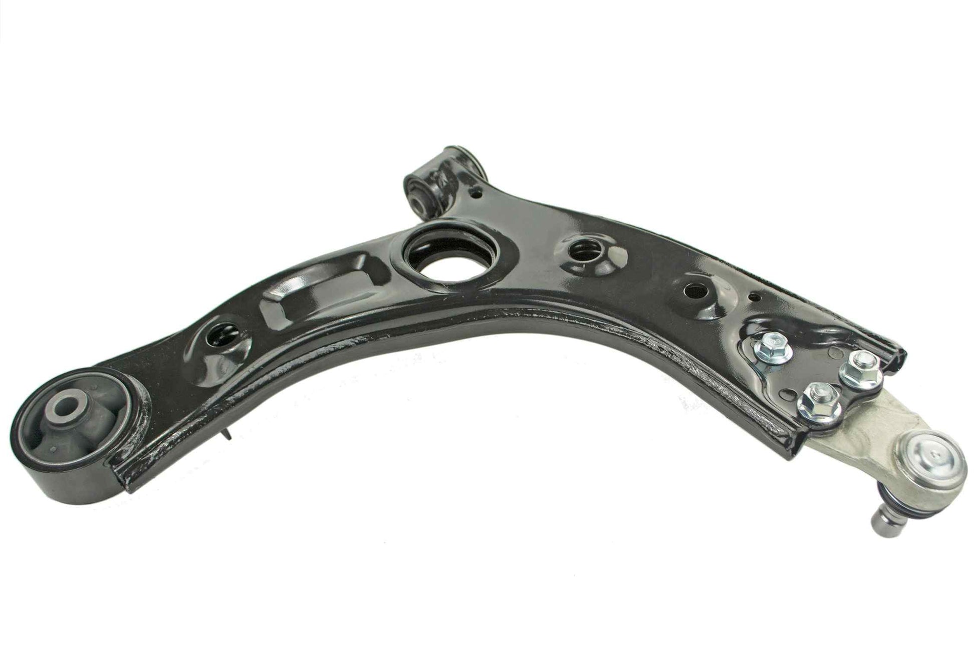 Back View of Front Left Suspension Control Arm and Ball Joint Assembly MEVOTECH CMS901247