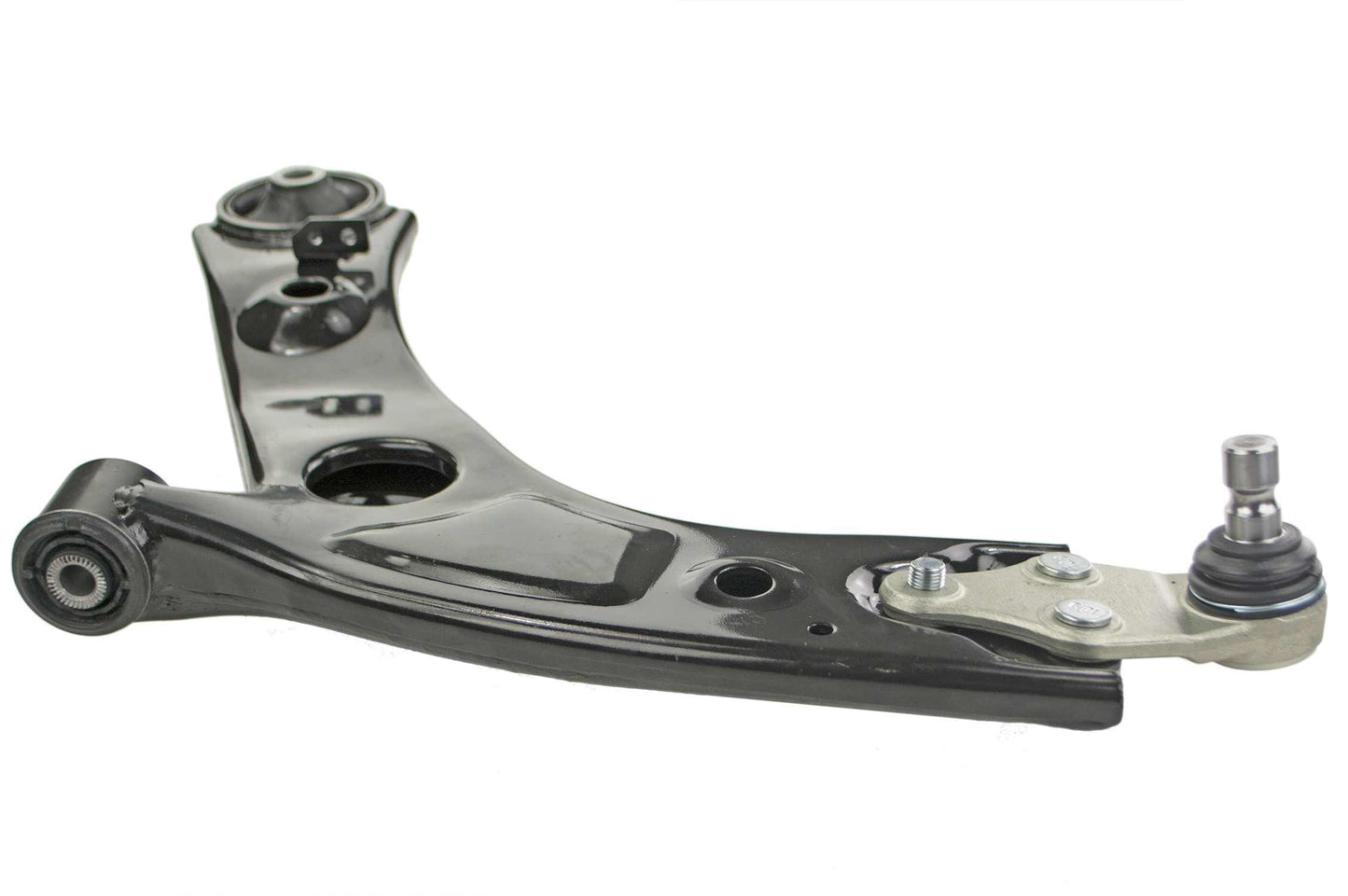 Side View of Front Left Suspension Control Arm and Ball Joint Assembly MEVOTECH CMS901247