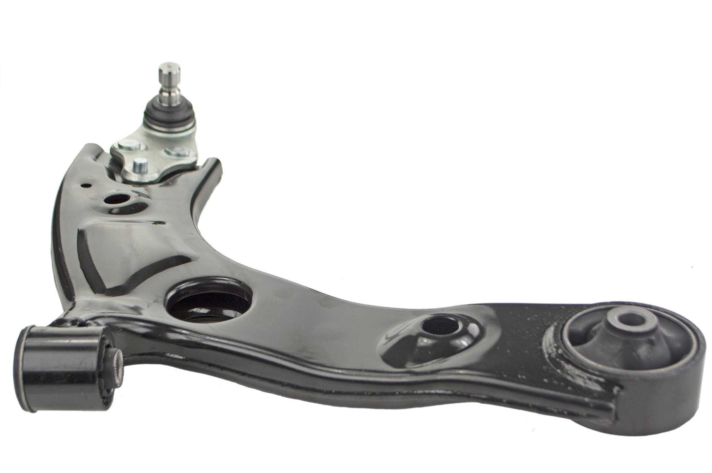 Angle View of Front Right Suspension Control Arm and Ball Joint Assembly MEVOTECH CMS901248