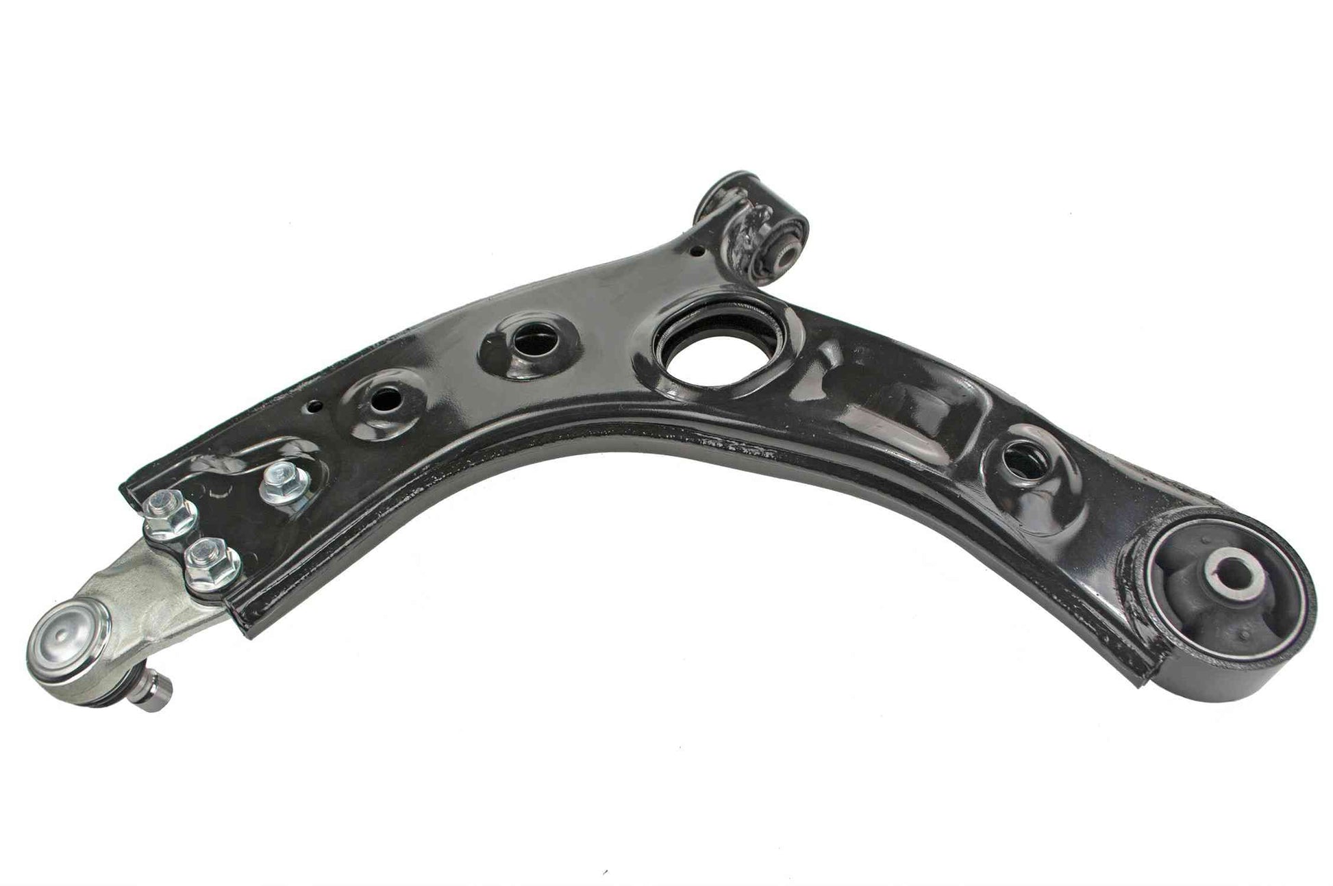 Back View of Front Right Suspension Control Arm and Ball Joint Assembly MEVOTECH CMS901248