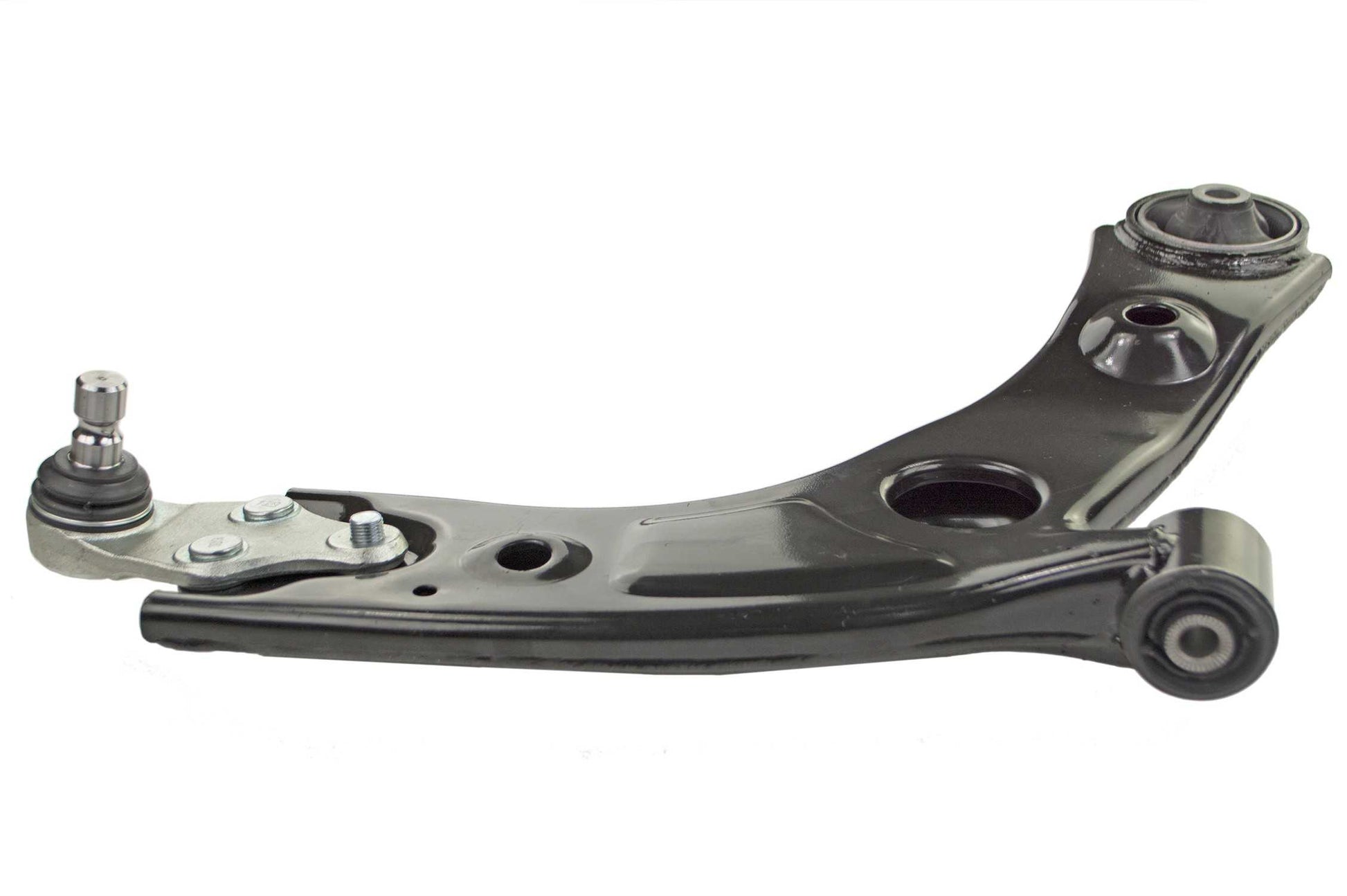 Side View of Front Right Suspension Control Arm and Ball Joint Assembly MEVOTECH CMS901248