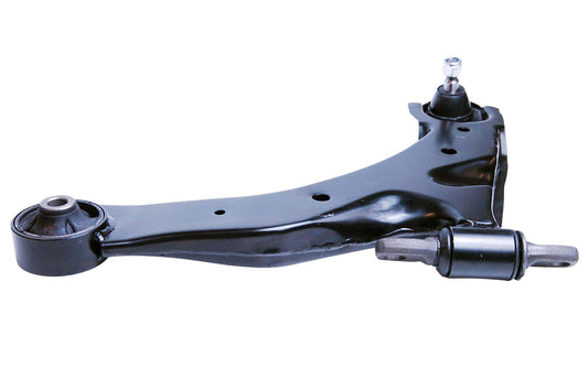 Angle View of Front Left Suspension Control Arm and Ball Joint Assembly MEVOTECH CMS90138