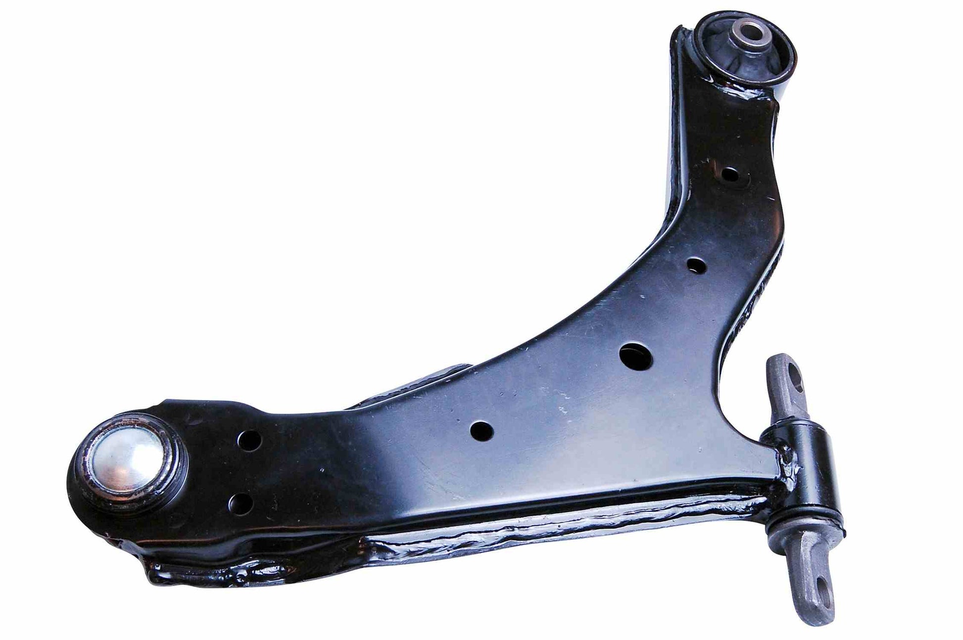 Back View of Front Left Suspension Control Arm and Ball Joint Assembly MEVOTECH CMS90138