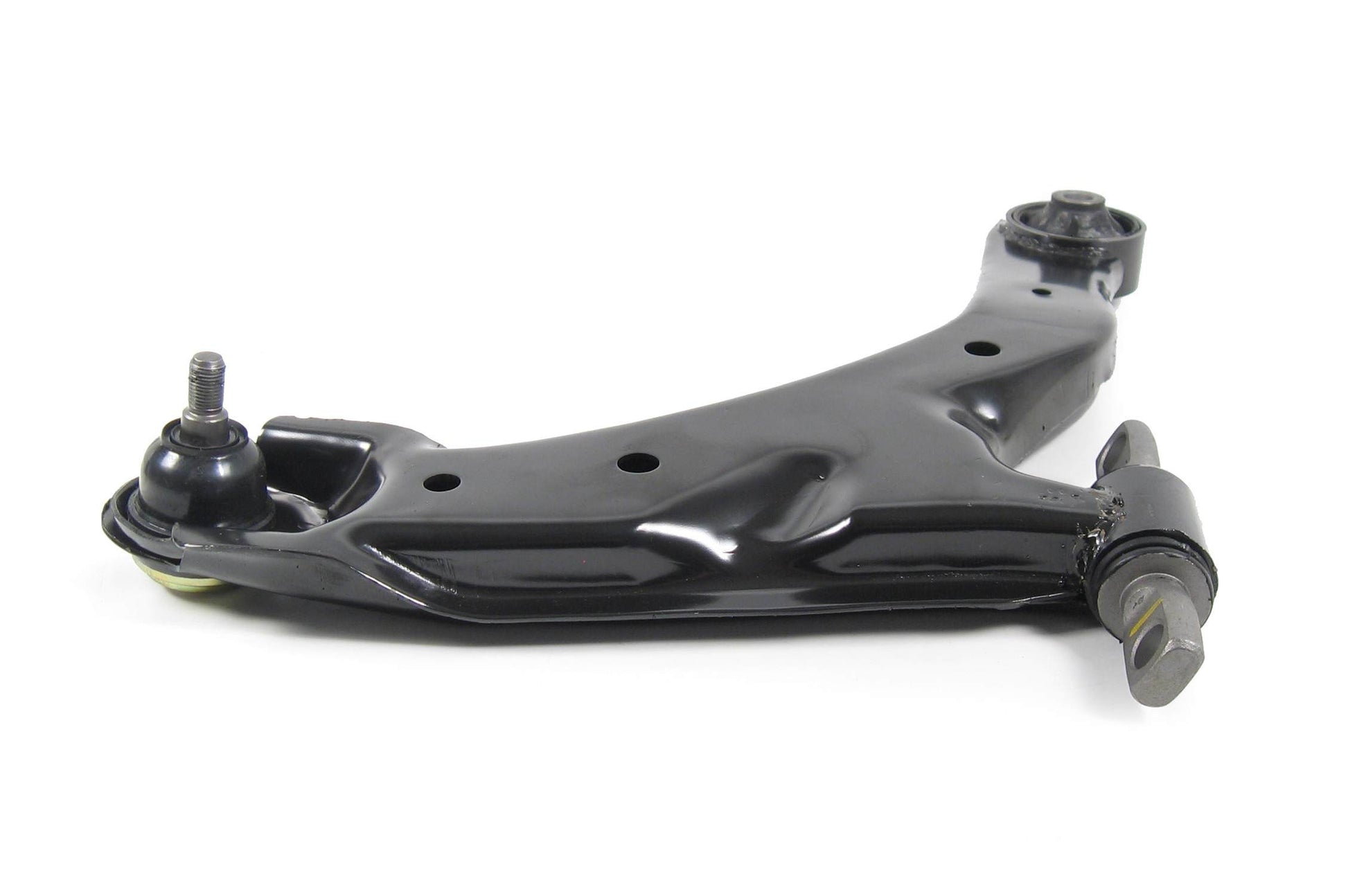 Side View of Front Right Suspension Control Arm and Ball Joint Assembly MEVOTECH CMS90141