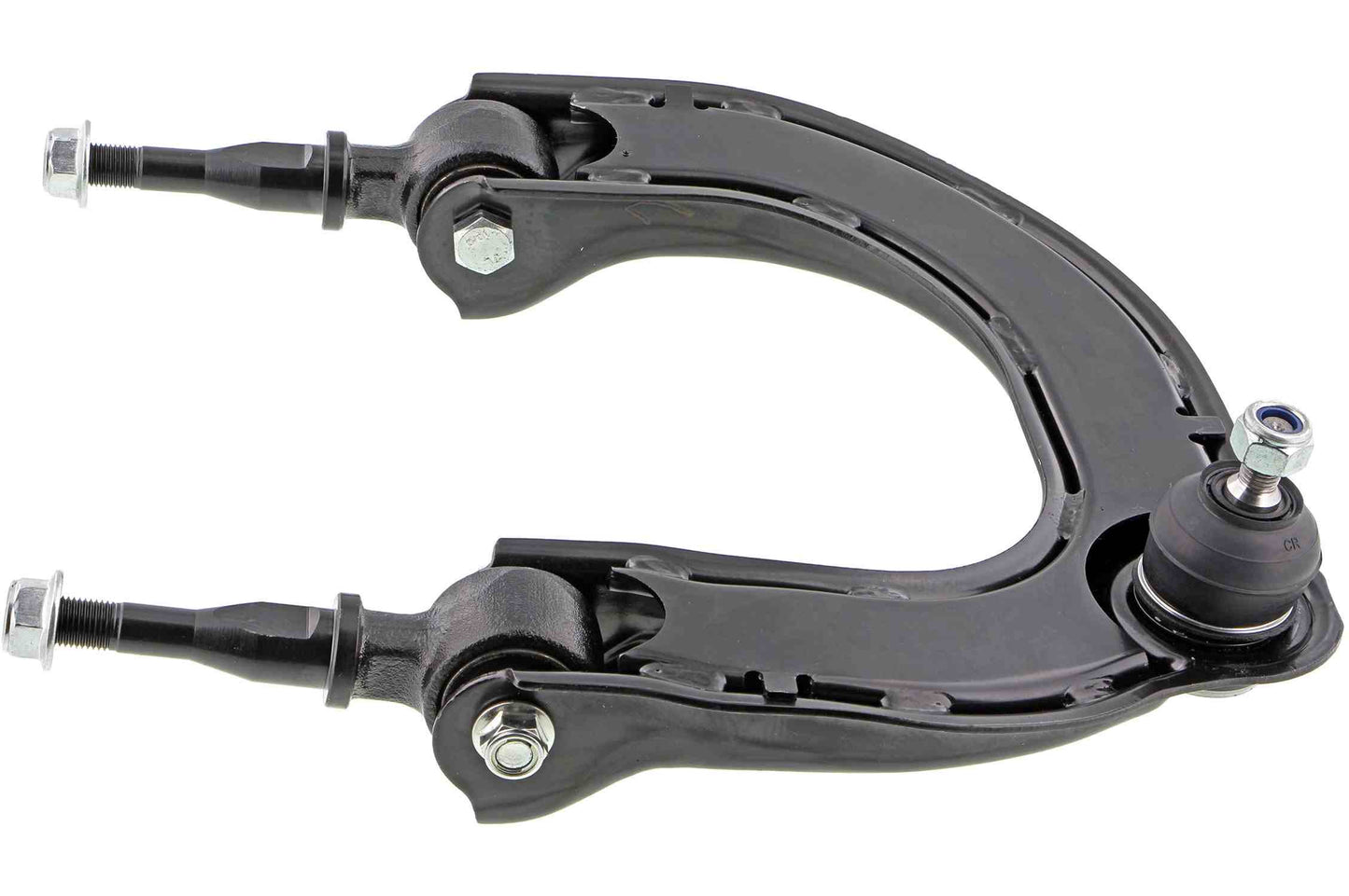 Side View of Front Upper Left Suspension Control Arm and Ball Joint Assembly MEVOTECH CMS90146