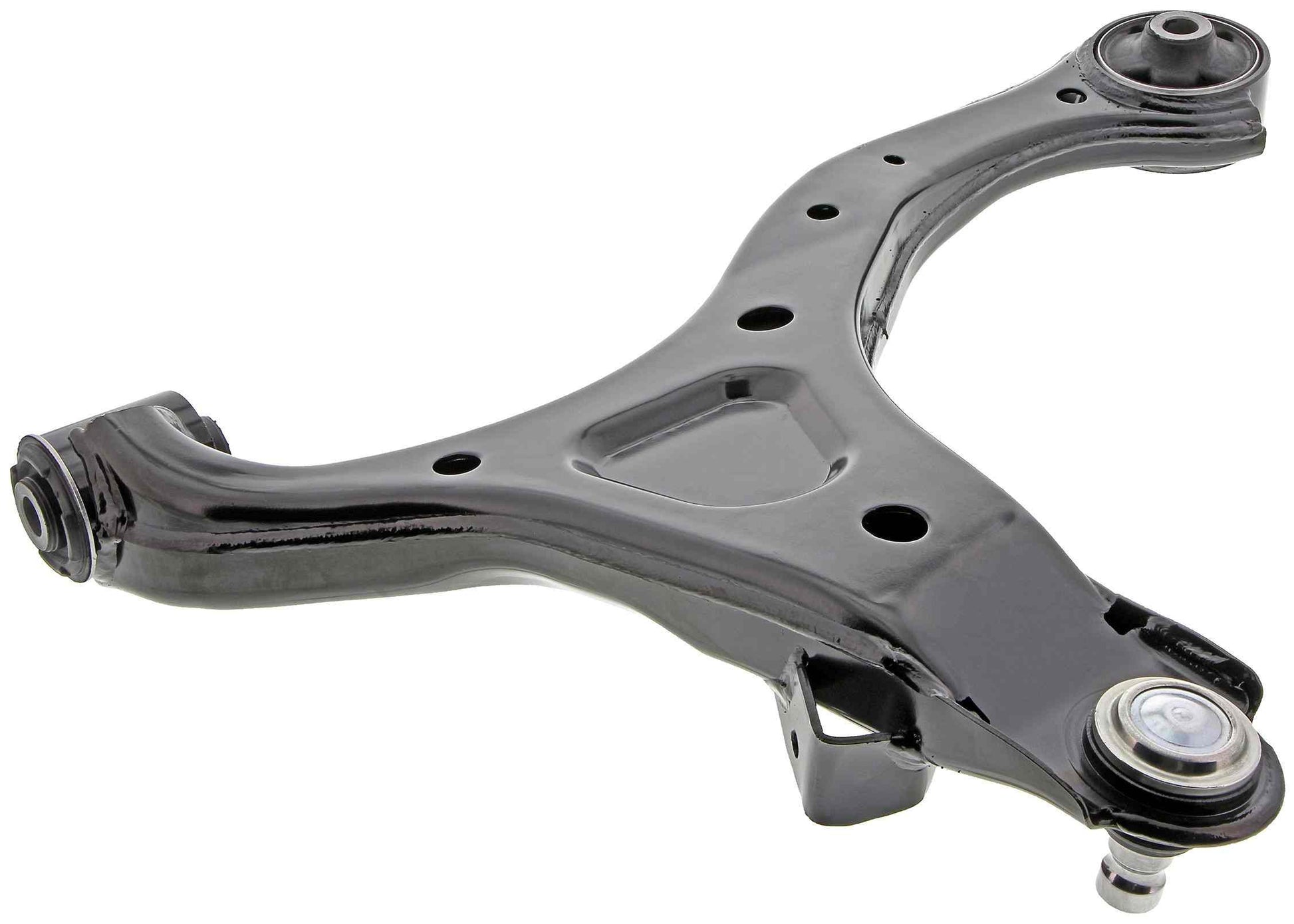 Back View of Front Left Suspension Control Arm and Ball Joint Assembly MEVOTECH CMS90152