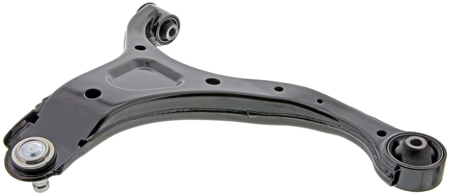 Bottom View of Front Left Suspension Control Arm and Ball Joint Assembly MEVOTECH CMS90152