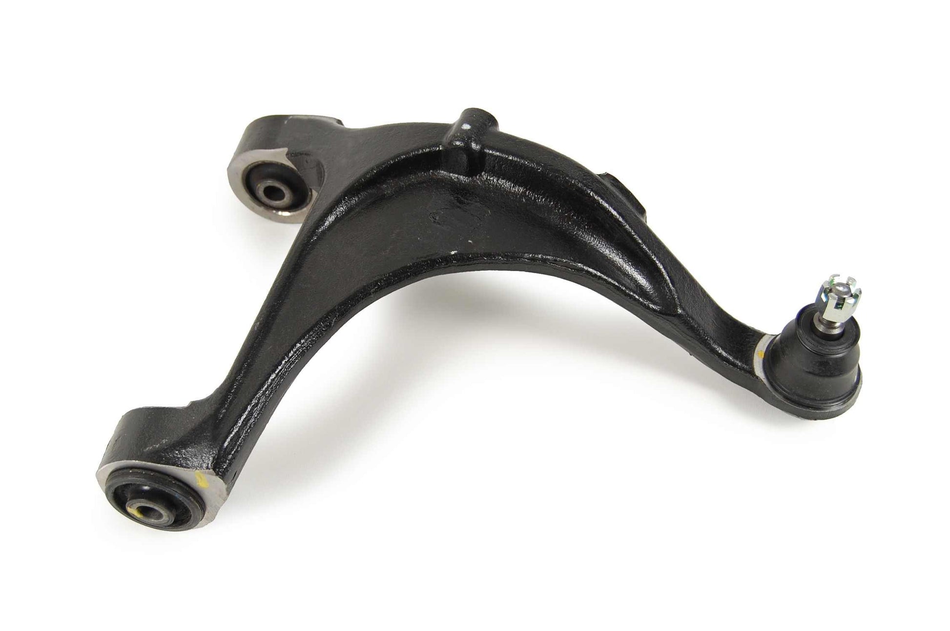 Front View of Rear Upper Left Suspension Control Arm and Ball Joint Assembly MEVOTECH CMS90177