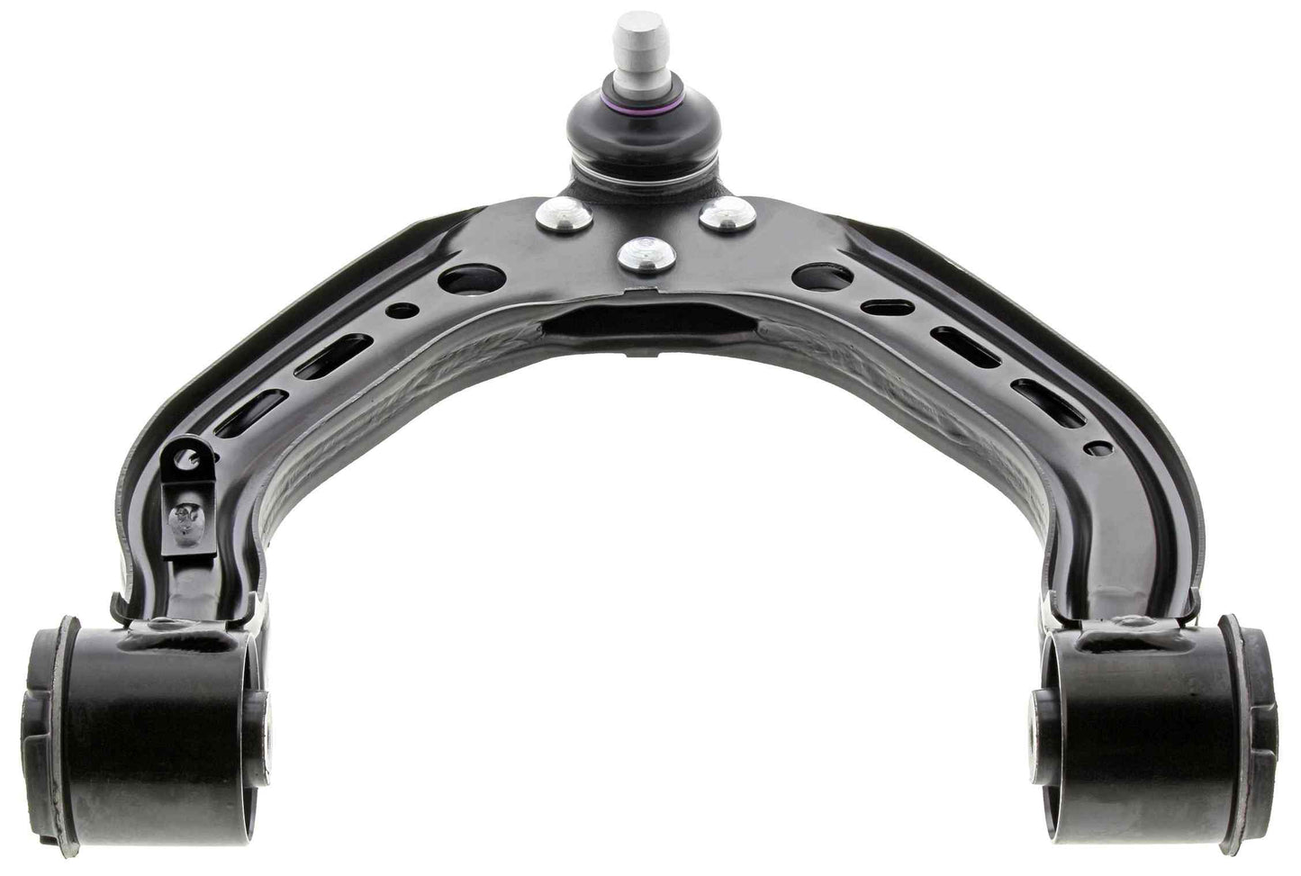 Angle View of Front Upper Right Suspension Control Arm and Ball Joint Assembly MEVOTECH CMS95130