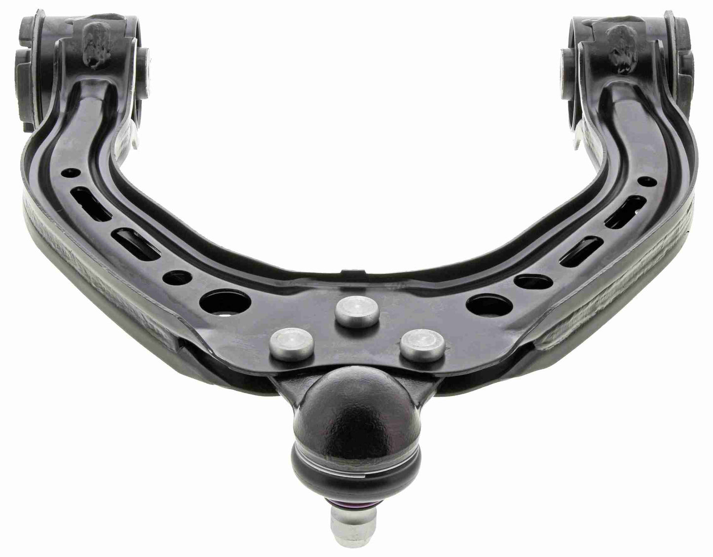 Bottom View of Front Upper Right Suspension Control Arm and Ball Joint Assembly MEVOTECH CMS95130