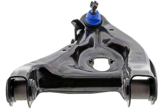 Angle View of Front Left Suspension Control Arm and Ball Joint Assembly MEVOTECH CMS9707