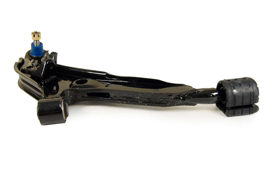 Angle View of Front Right Suspension Control Arm and Ball Joint Assembly MEVOTECH CMS9810