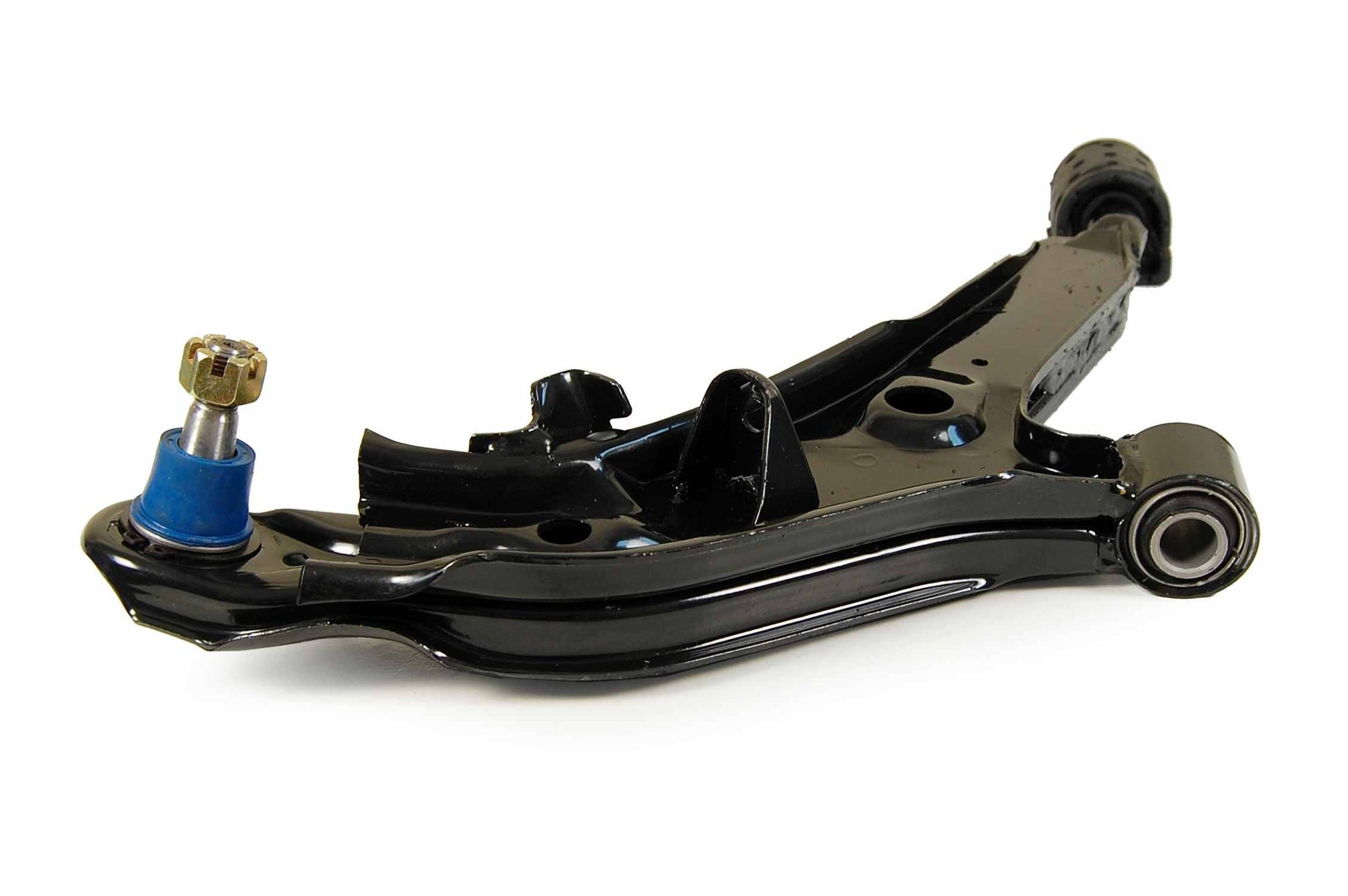 Side View of Front Right Suspension Control Arm and Ball Joint Assembly MEVOTECH CMS9810