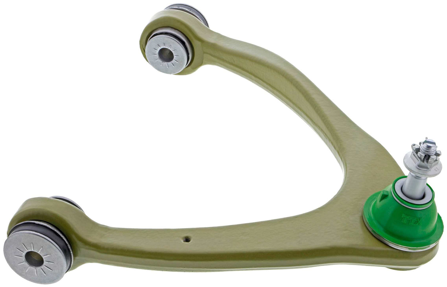 Side View of Front Upper Left Suspension Control Arm and Ball Joint Assembly MEVOTECH CTXK80669